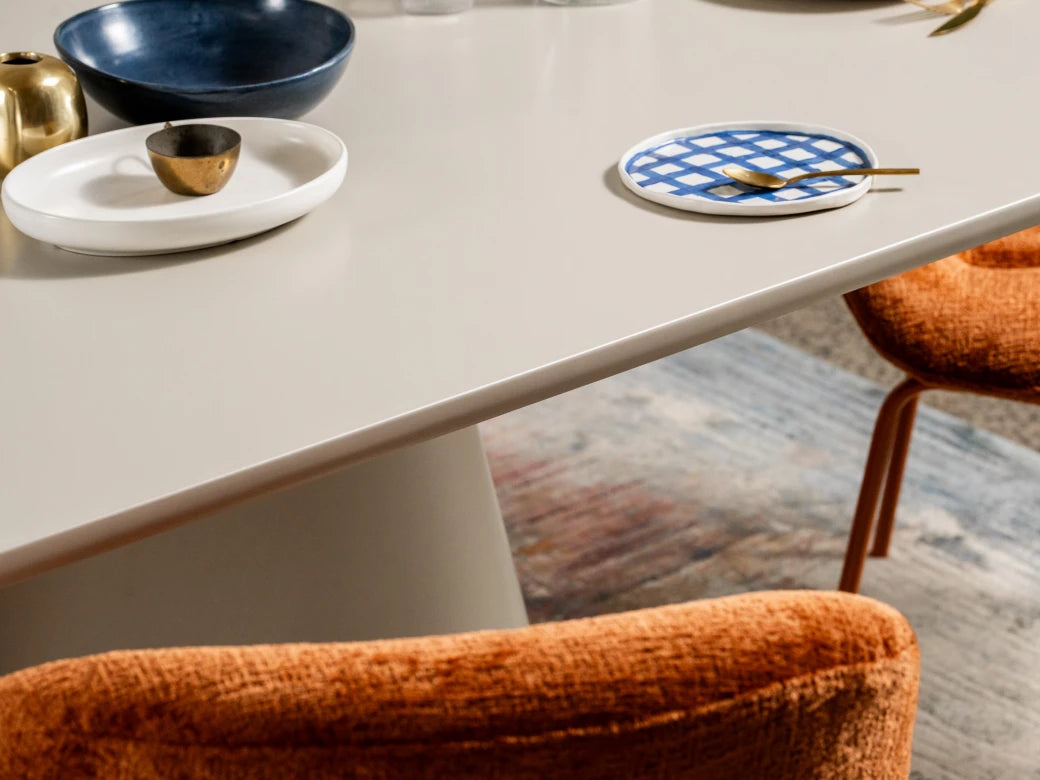 Valencia Dining Table - Putty