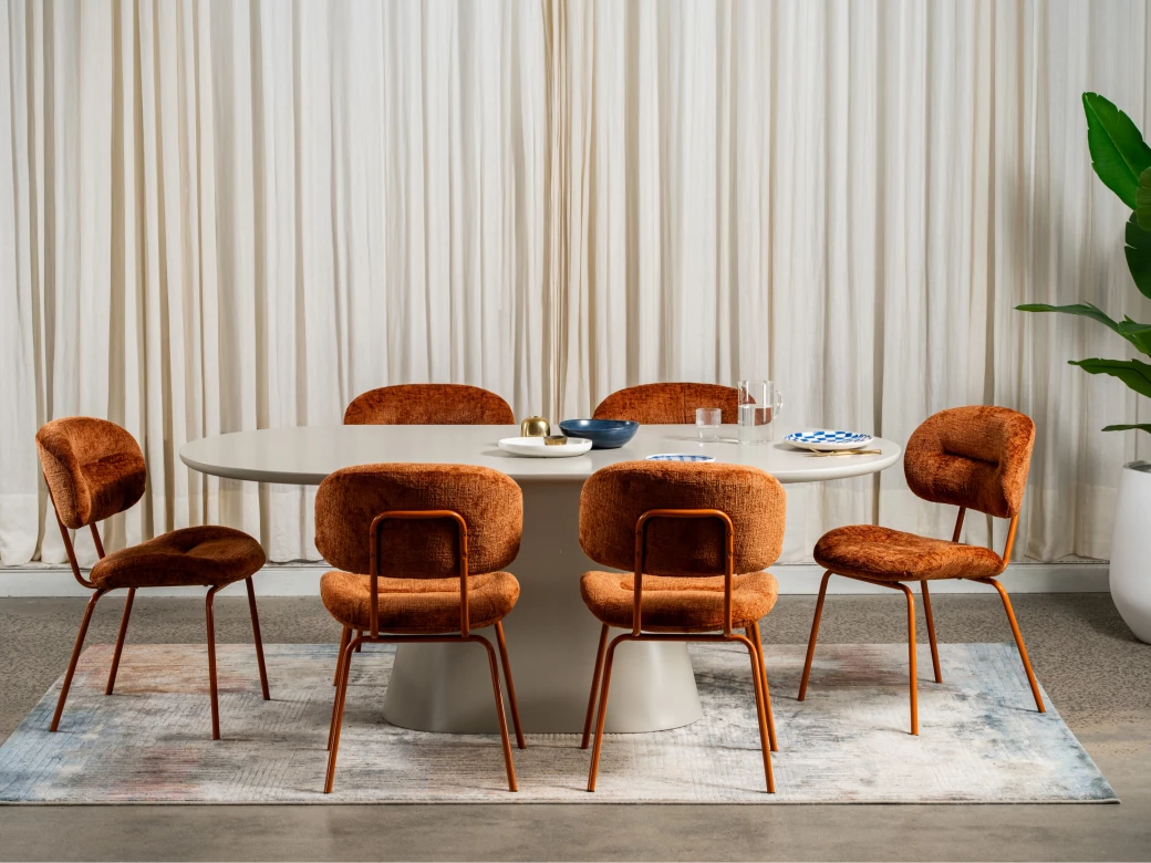 Valencia Dining Table - Putty