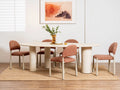 Coastal Curve Dining Table - Pebble