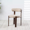 Carmo Dining Chair - Set of 2 - Beige/Walnut