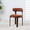 Pre Order: Carmo Dining Chair - Set of 2 - Rust/Walnut