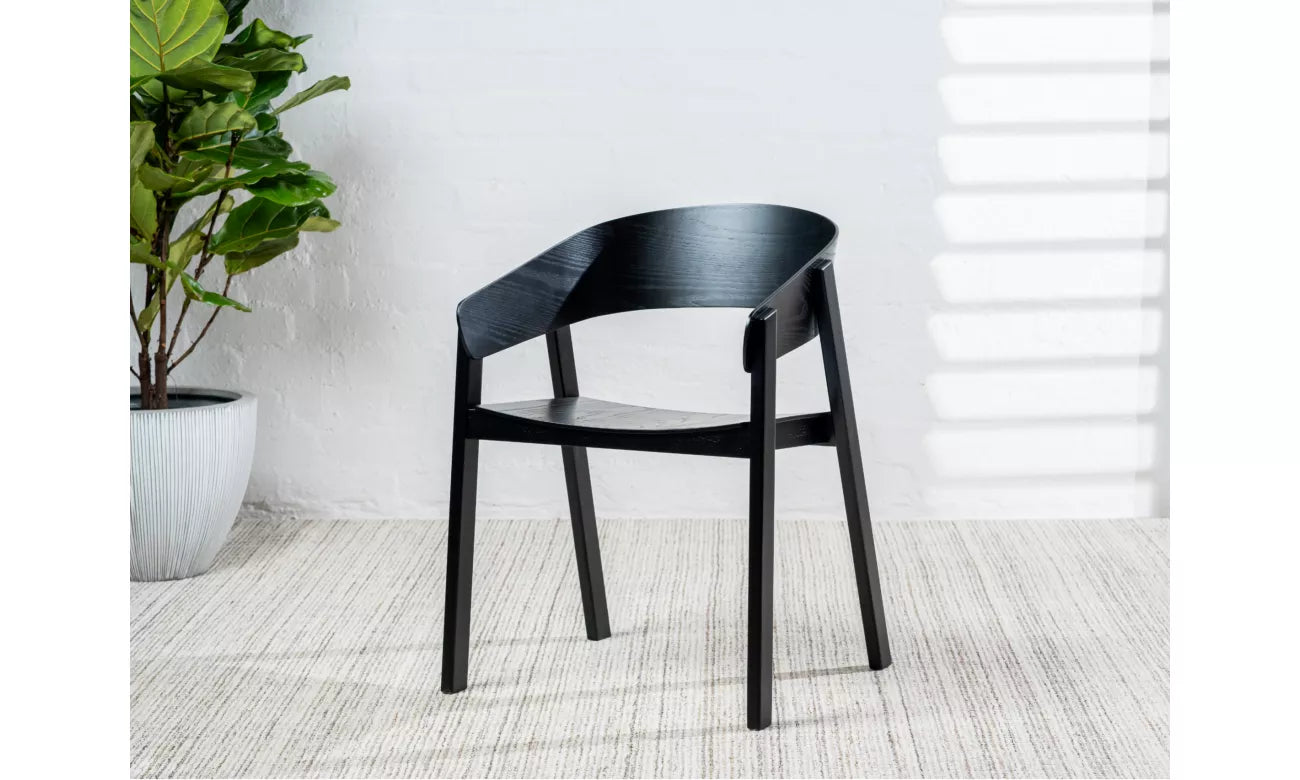 Hendriks Dining Chair - Set of 2 - Black