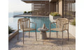 Havana Outdoor Dining Chair - Set of 2- Champagne