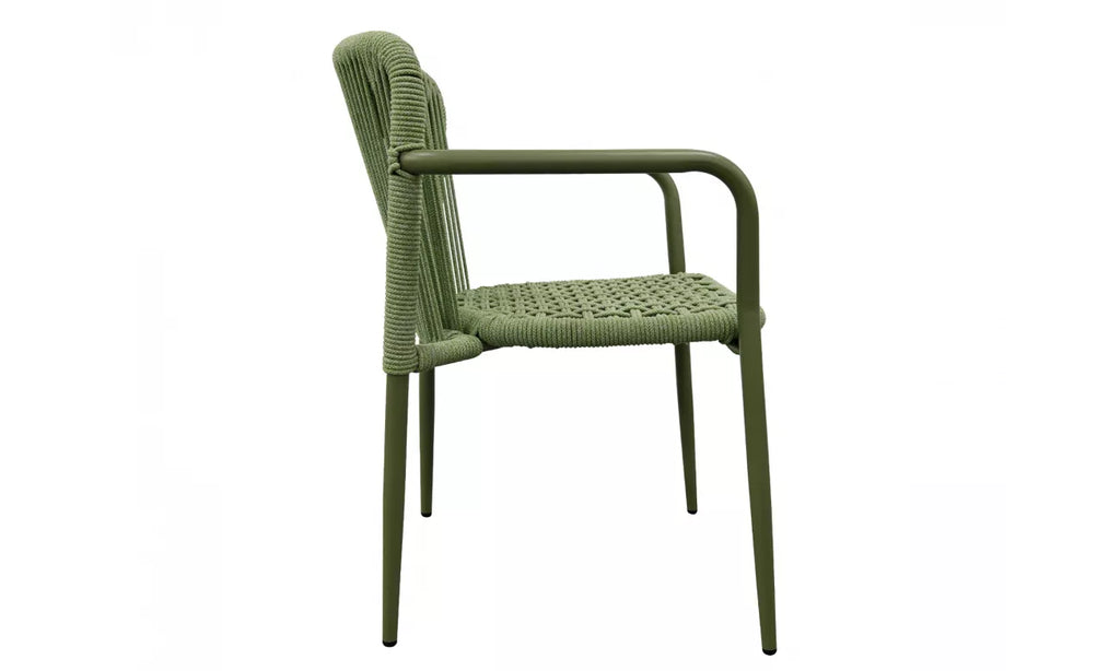 Havana Outdoor Dining Chair - Set of 2- Lime