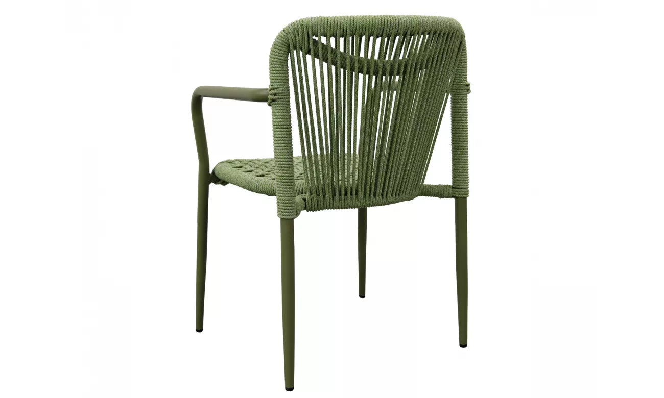 Havana Outdoor Dining Chair - Set of 2- Lime