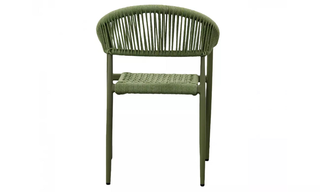 Tobago Outdoor Dining Chair - Set of 2- Lime