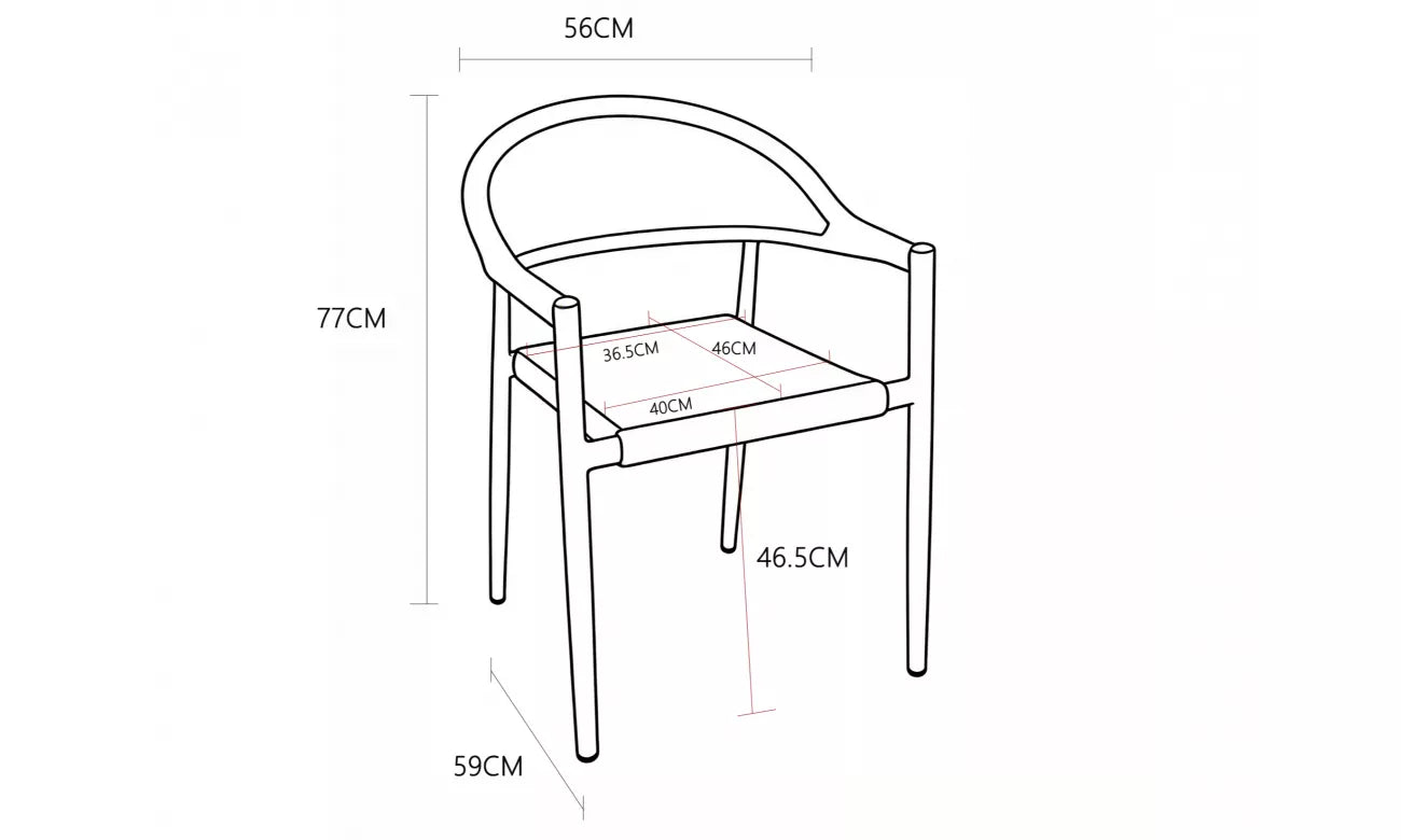 Tobago Outdoor Dining Chair - Set of 2- Lime
