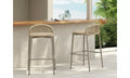 Kingston Outdoor Bar Stool - Set of 2- Champagne