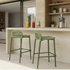 Kingston Outdoor Bar Stool - Set of 2- Lime