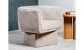 Lily Swivel Chair - Latte