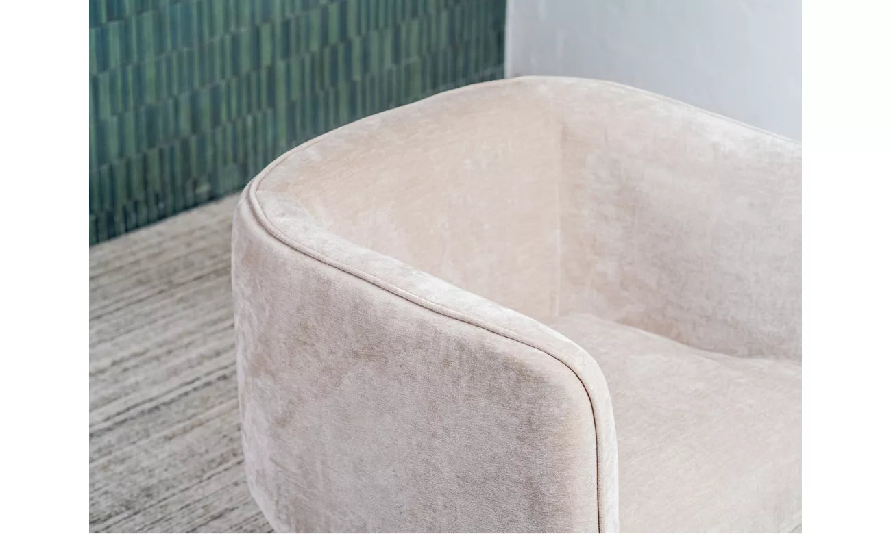 Lily Swivel Chair - Latte