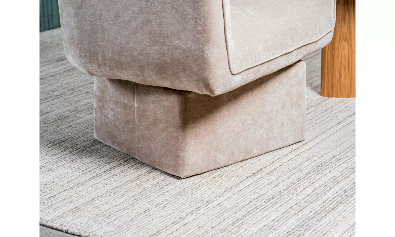 Lily Swivel Chair - Latte