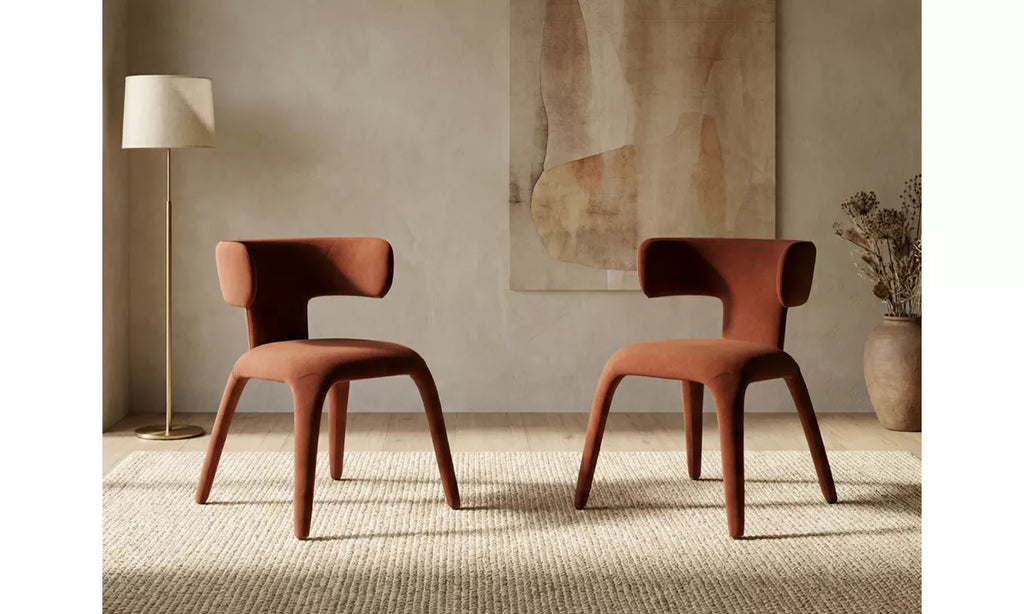 Taurus Dining Chair - Set of 2 - Rust