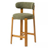 Pre Order: Ava Bar Stool - Set of 2- Olive/Natural
