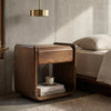 Pre Order: Luna Bedside Table - Walnut