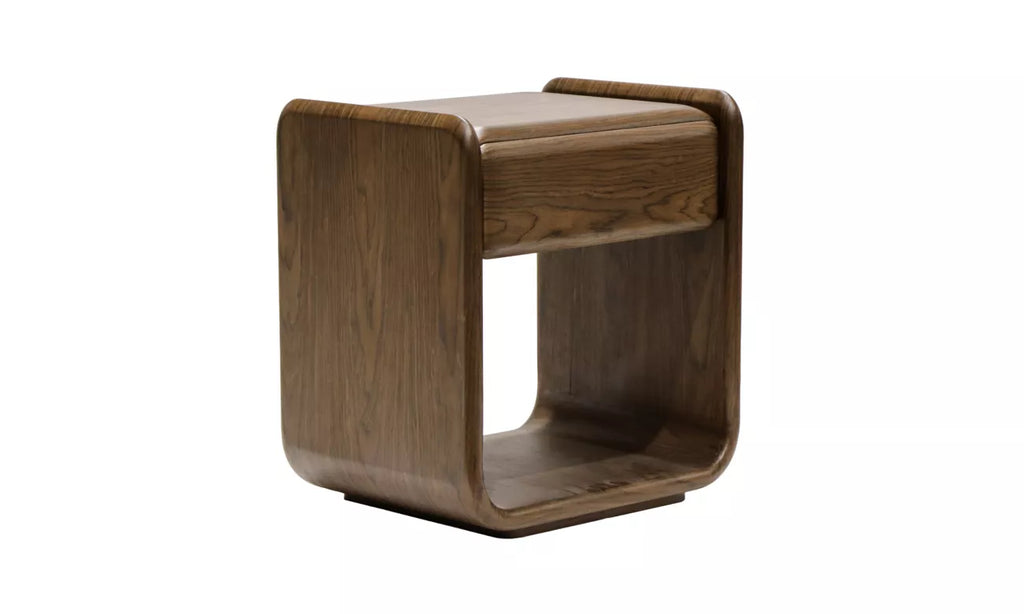Pre Order: Luna Bedside Table - Walnut