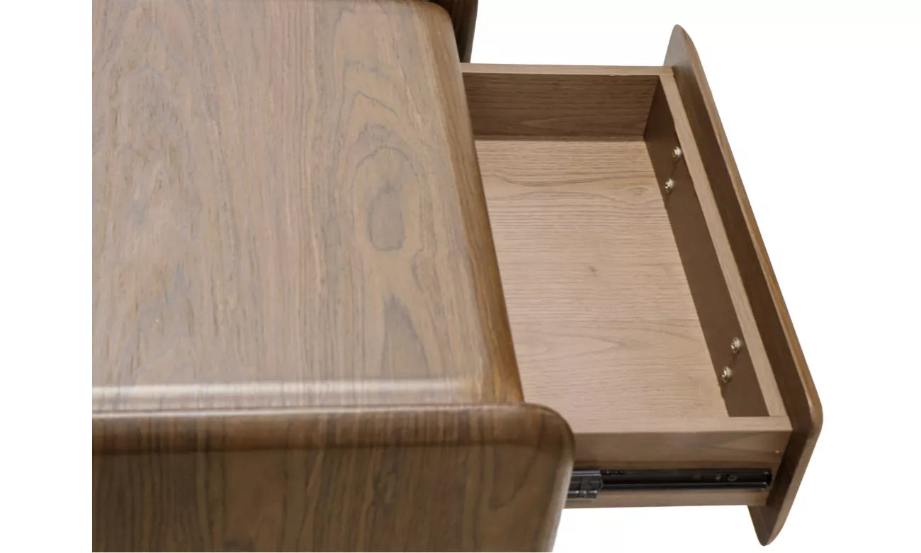 Pre Order: Luna Bedside Table - Walnut