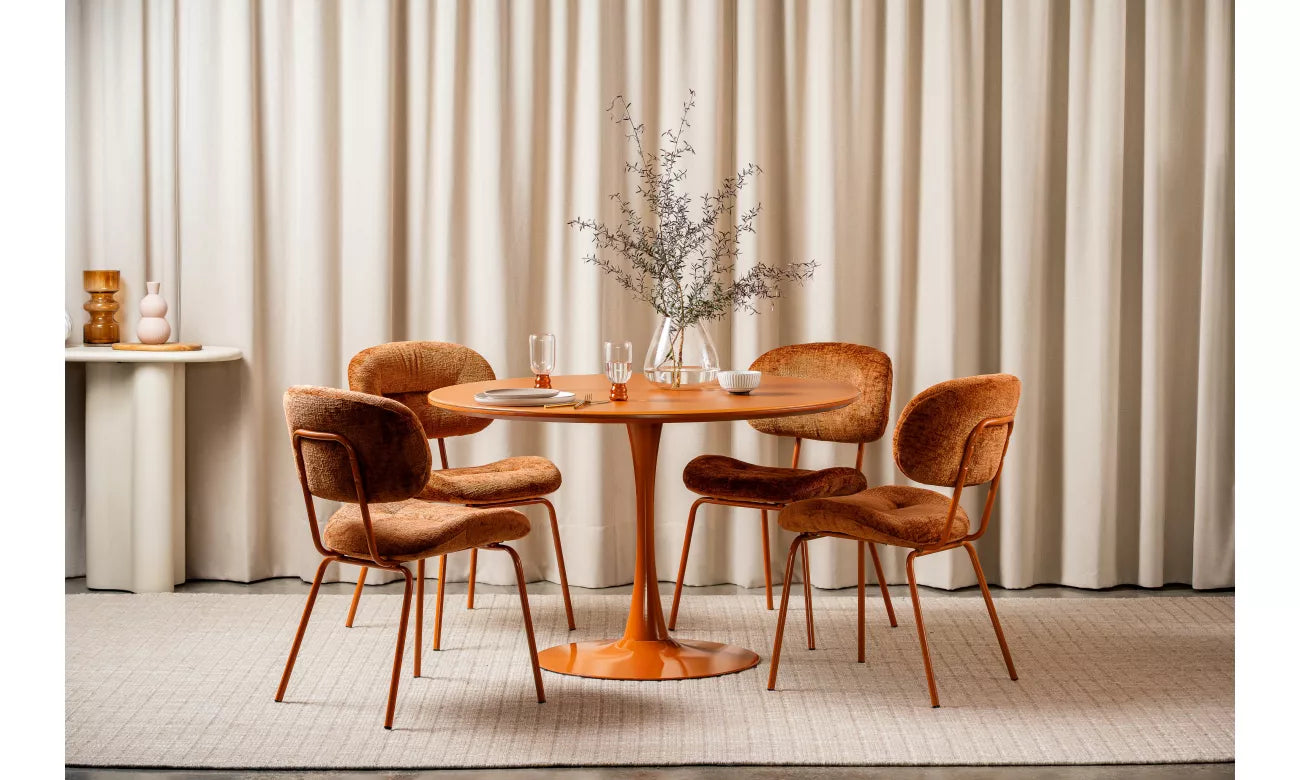 Elan Dining Table - Pumpkin