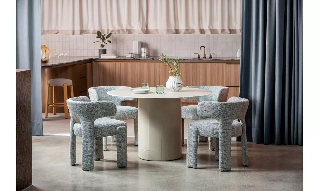 Geneva Dining Chair - Set of 2- Blue/Grey