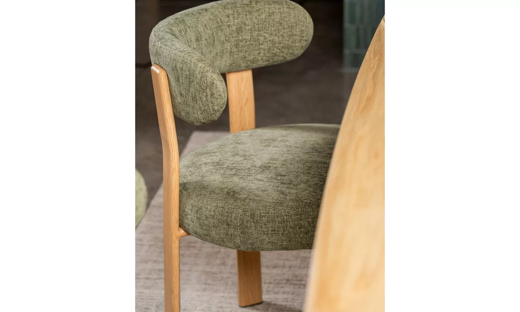 Carmo Dining Chair - Set of 2 - Olive/Natural
