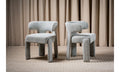 Geneva Dining Chair - Set of 2- Blue/Grey