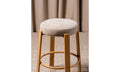 Bergen Bar Stool - Set of 2- Beige/Natural
