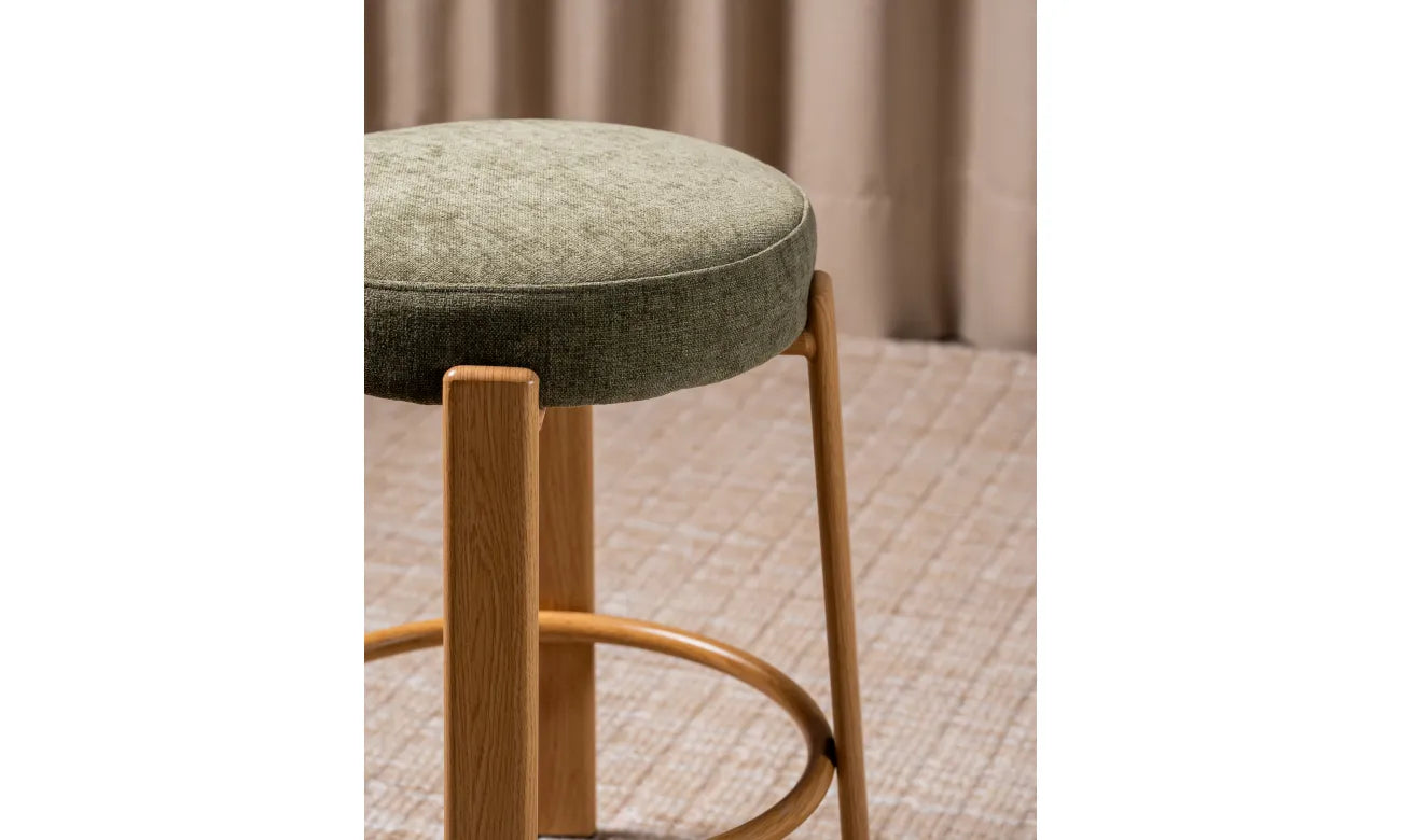Pre Order: Bergen Bar Stool - Set of 2- Forest Green