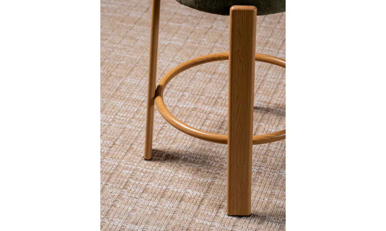 Pre Order: Bergen Bar Stool - Set of 2- Forest Green