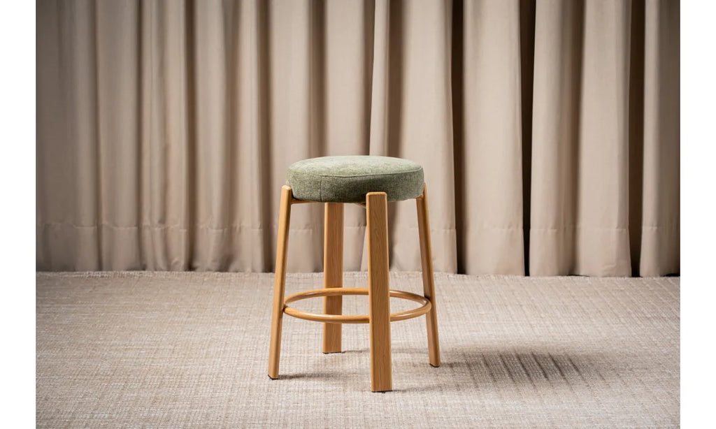 Pre Order: Bergen Bar Stool - Set of 2- Forest Green