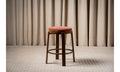 Pre Order: Bergen Bar Stool - Set of 2- Rust/Walnut