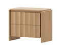 Bailey 2 Drawer bedside table - Oak