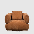 Dorothy Swivel Armchair - Rust