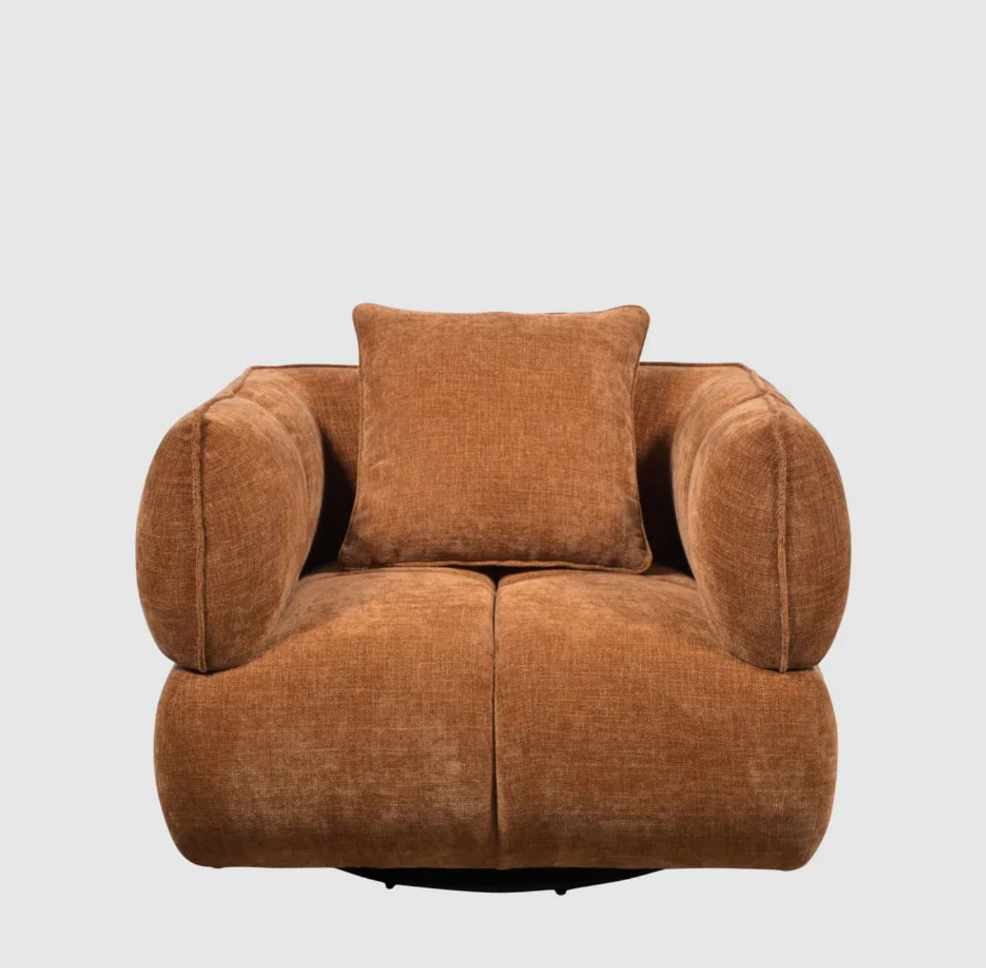 Dorothy Swivel Armchair - Rust