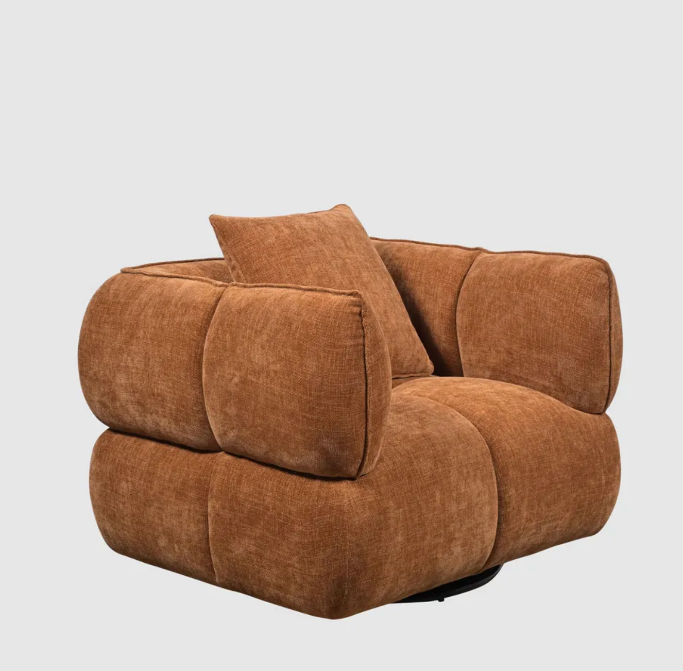 Dorothy Swivel Armchair - Rust