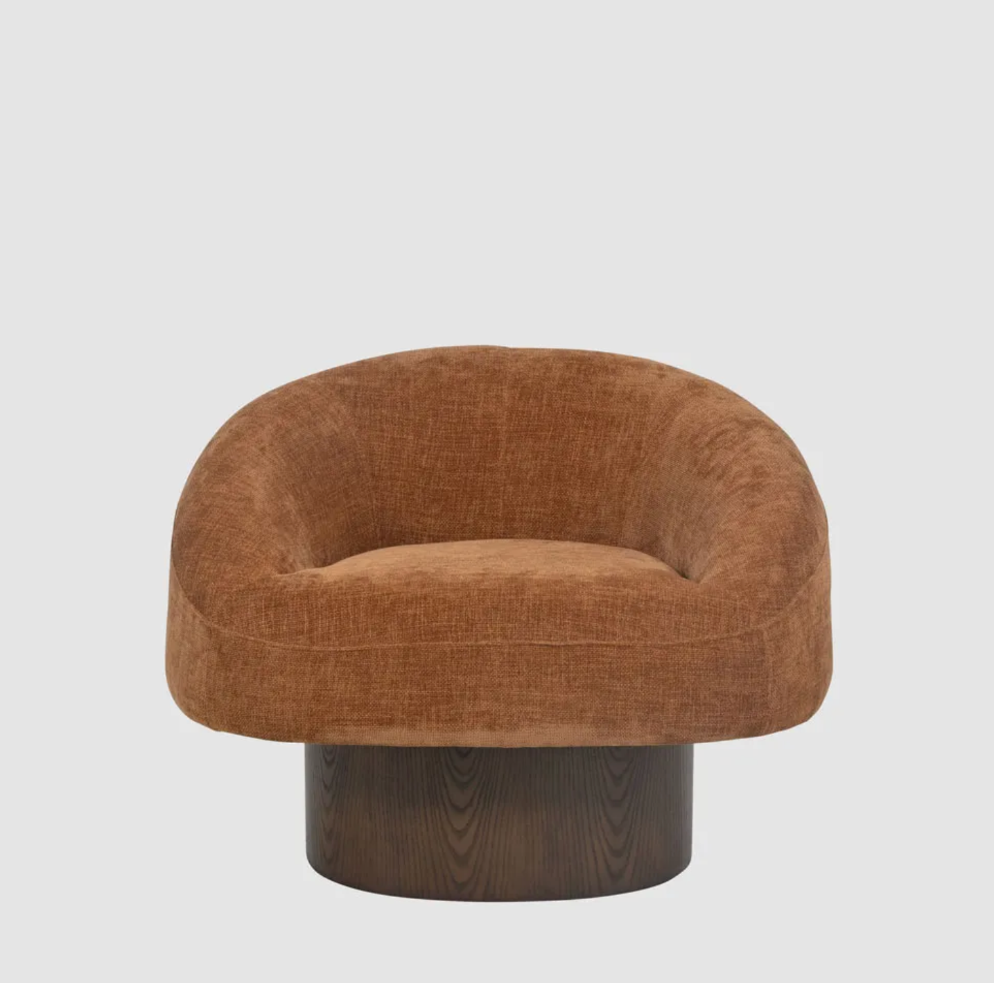 Reno Swivel Armchair - Rust
