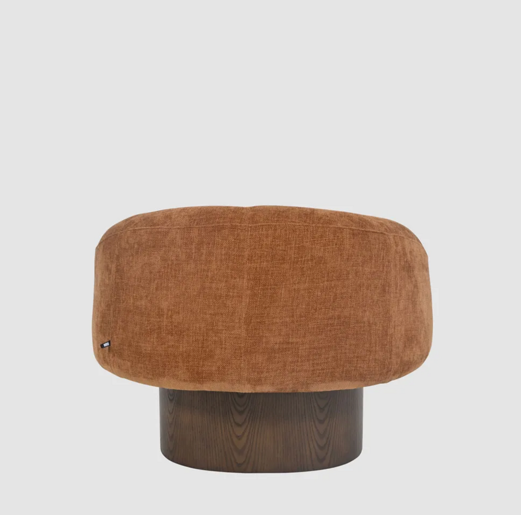 Reno Swivel Armchair - Rust