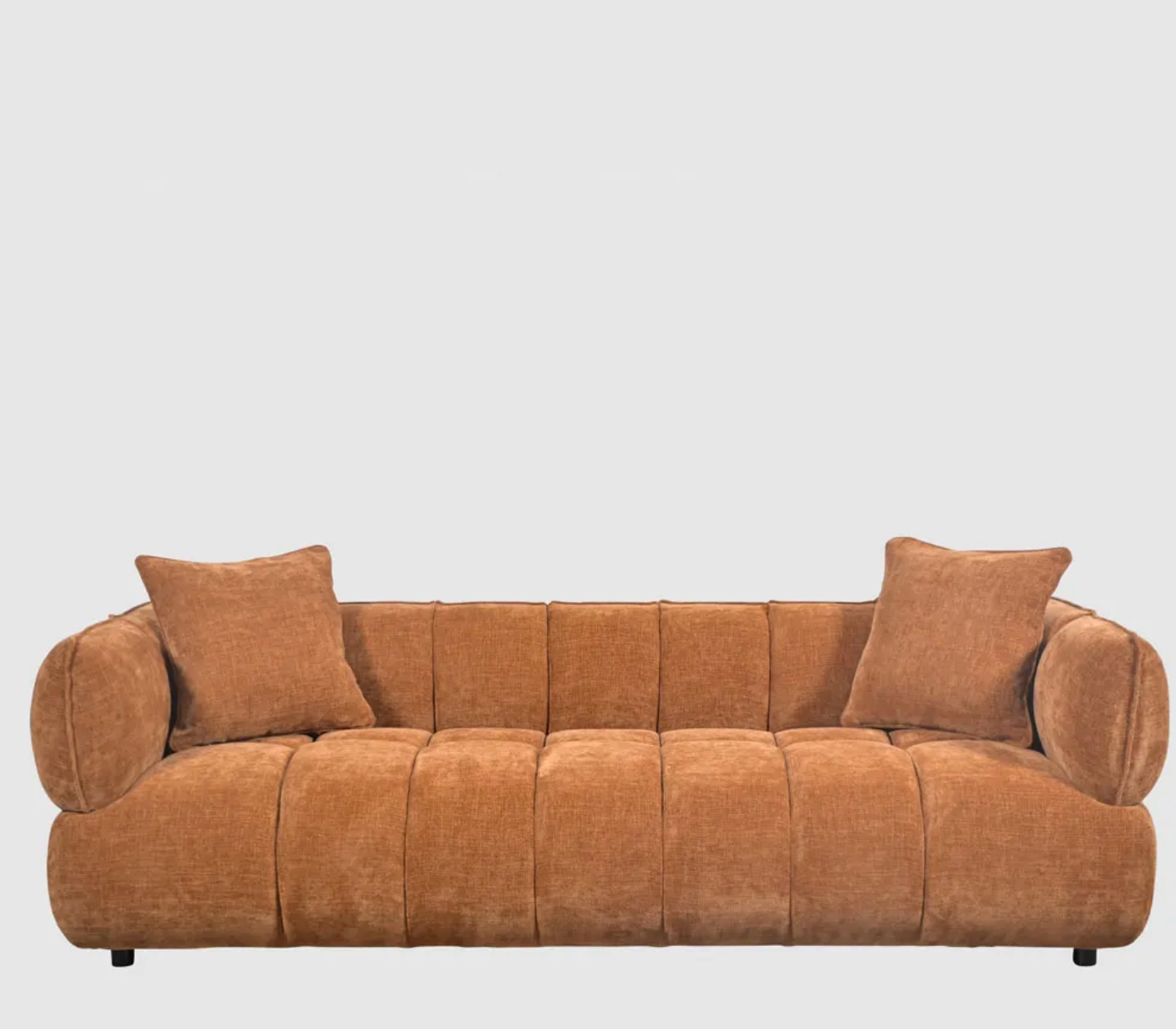 Dorothy 3 Seater Sofa - Rust