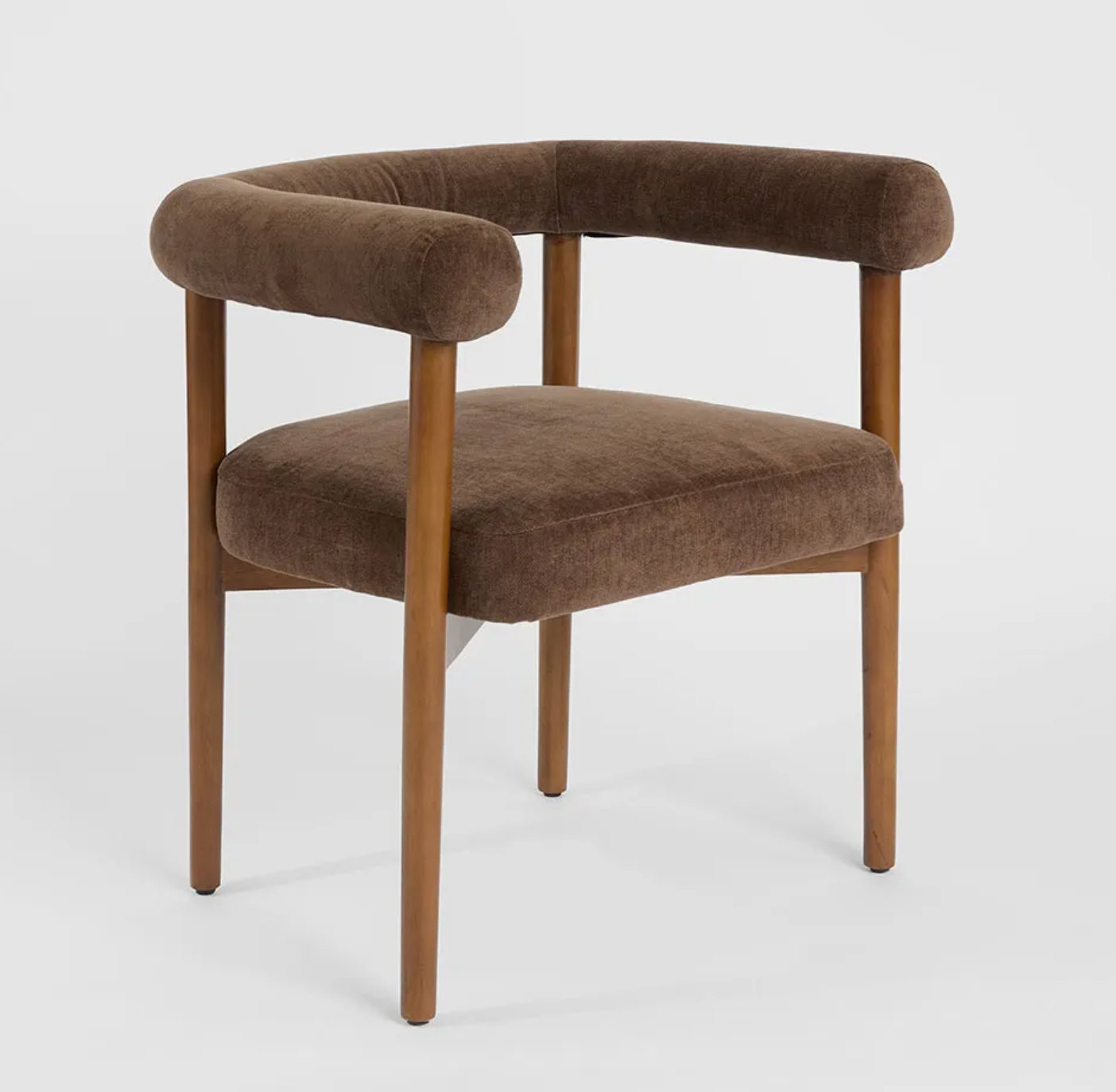 Belle Dining Chair- Dark Walnut