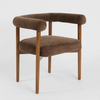 Belle Dining Chair- Dark Walnut