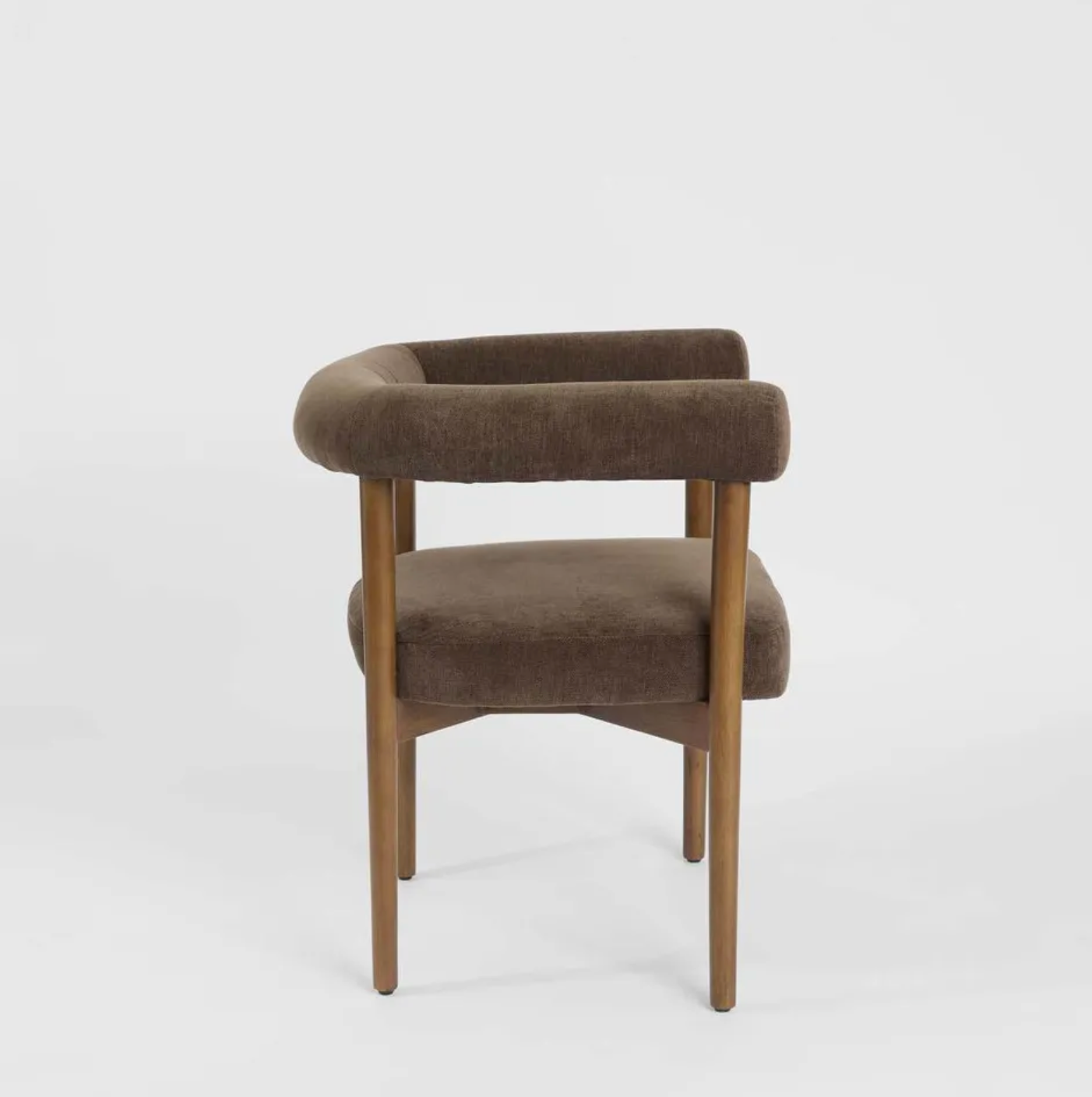 Belle Dining Chair- Dark Walnut