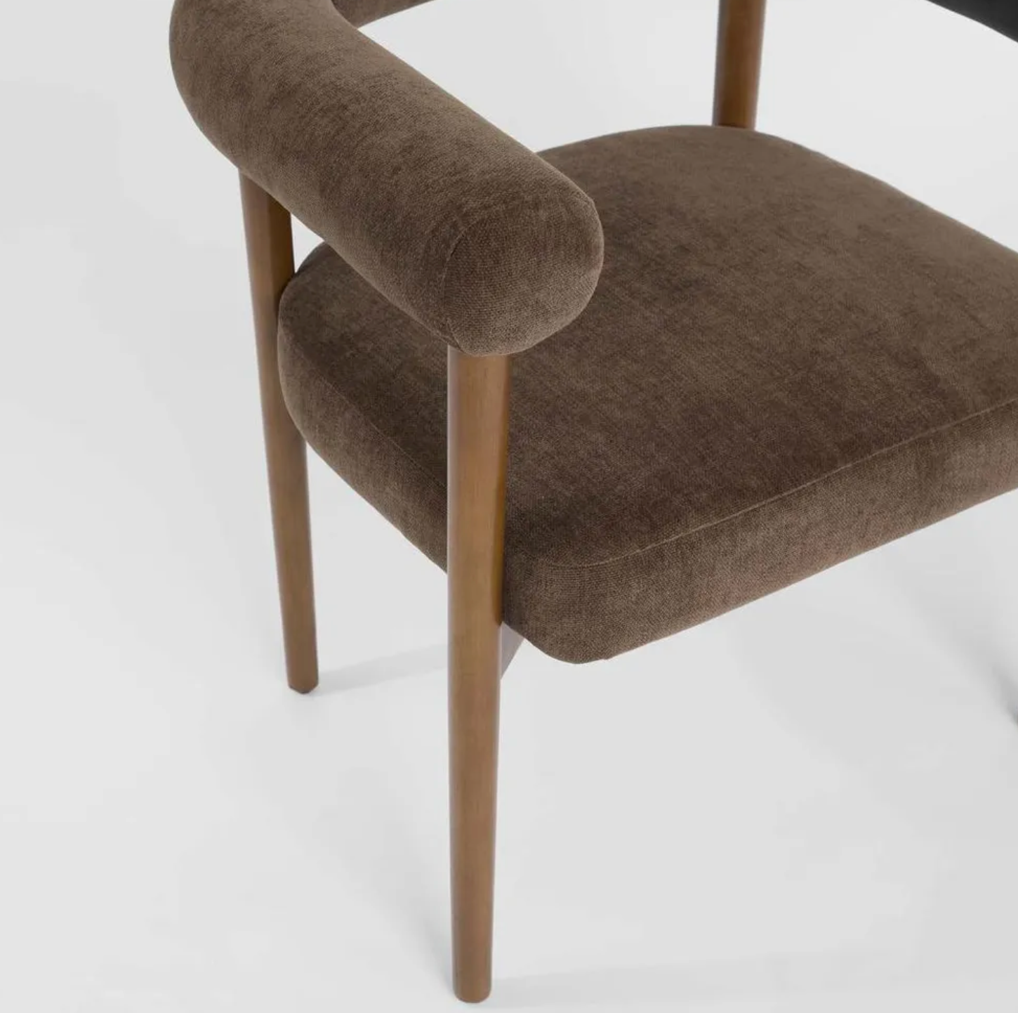 Belle Dining Chair- Dark Walnut