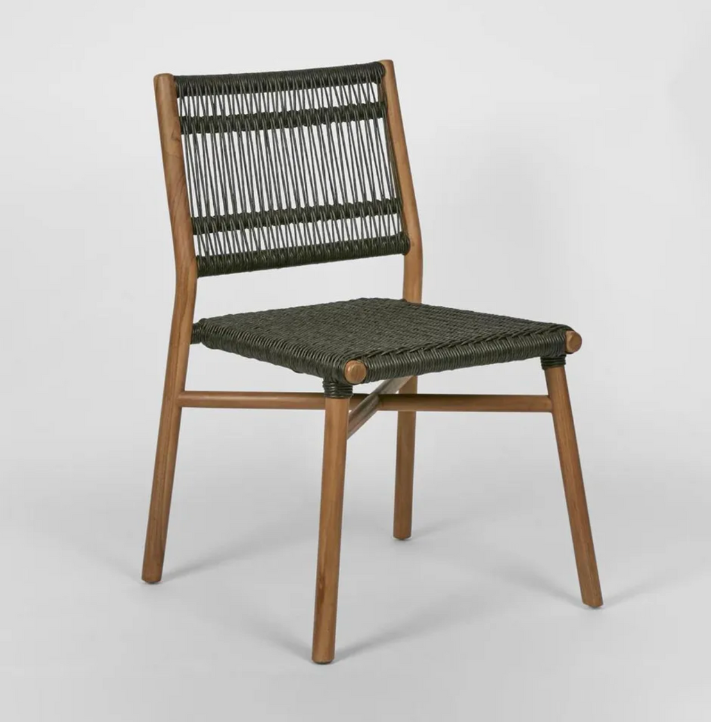 Skeeta Teak Dining Chair - Charcoal