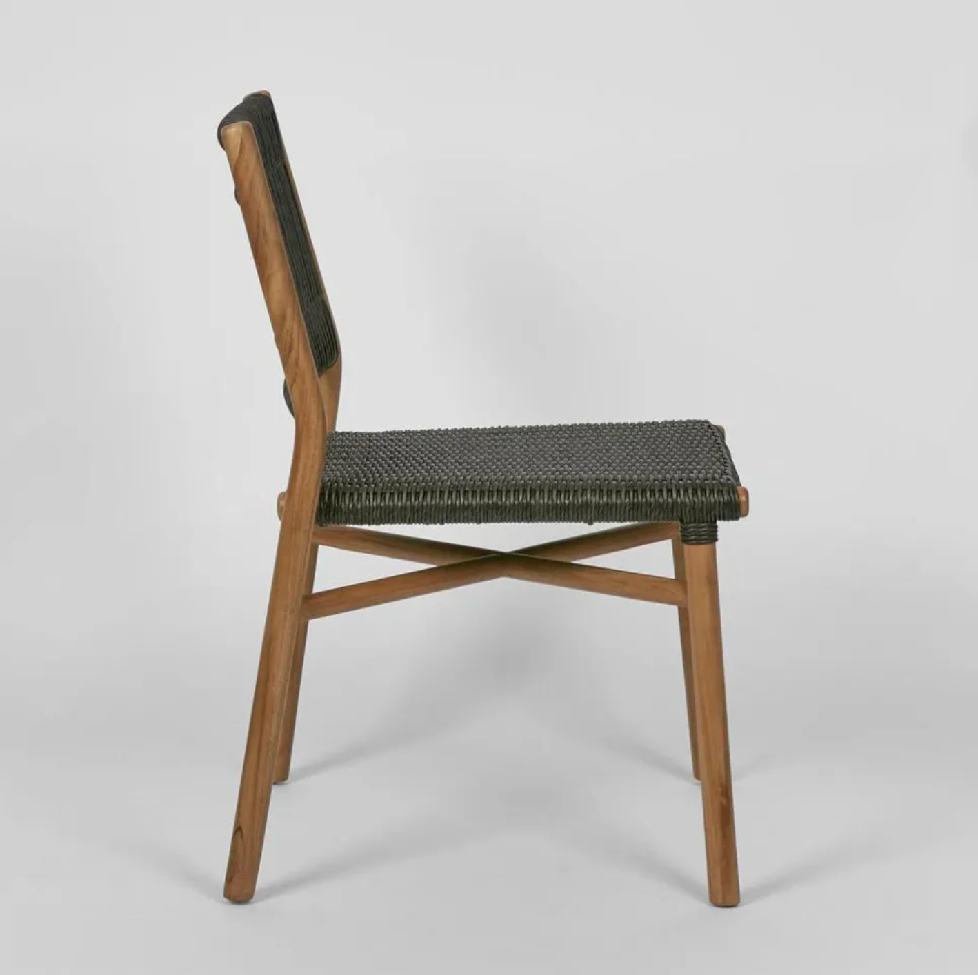 Skeeta Teak Dining Chair - Charcoal