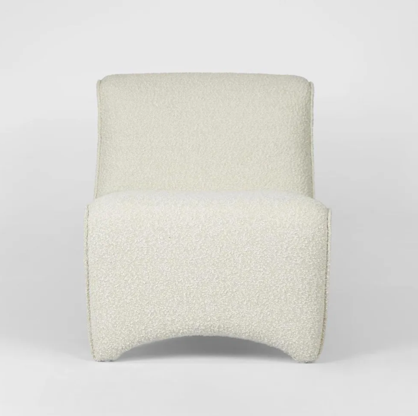 Bella Curve Chair - Bucle White