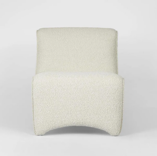 Bella Curve Chair - Bucle White