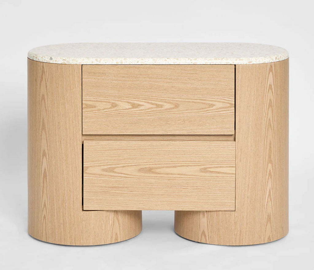 Harbour 2 Drawer Bedside Table