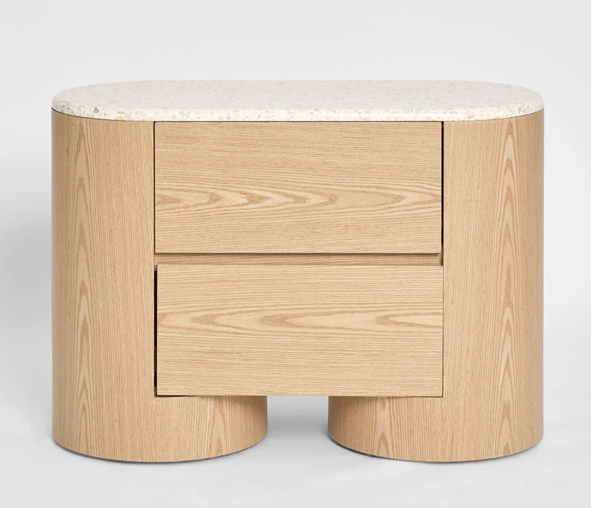 Harbour 2 Drawer Bedside Table