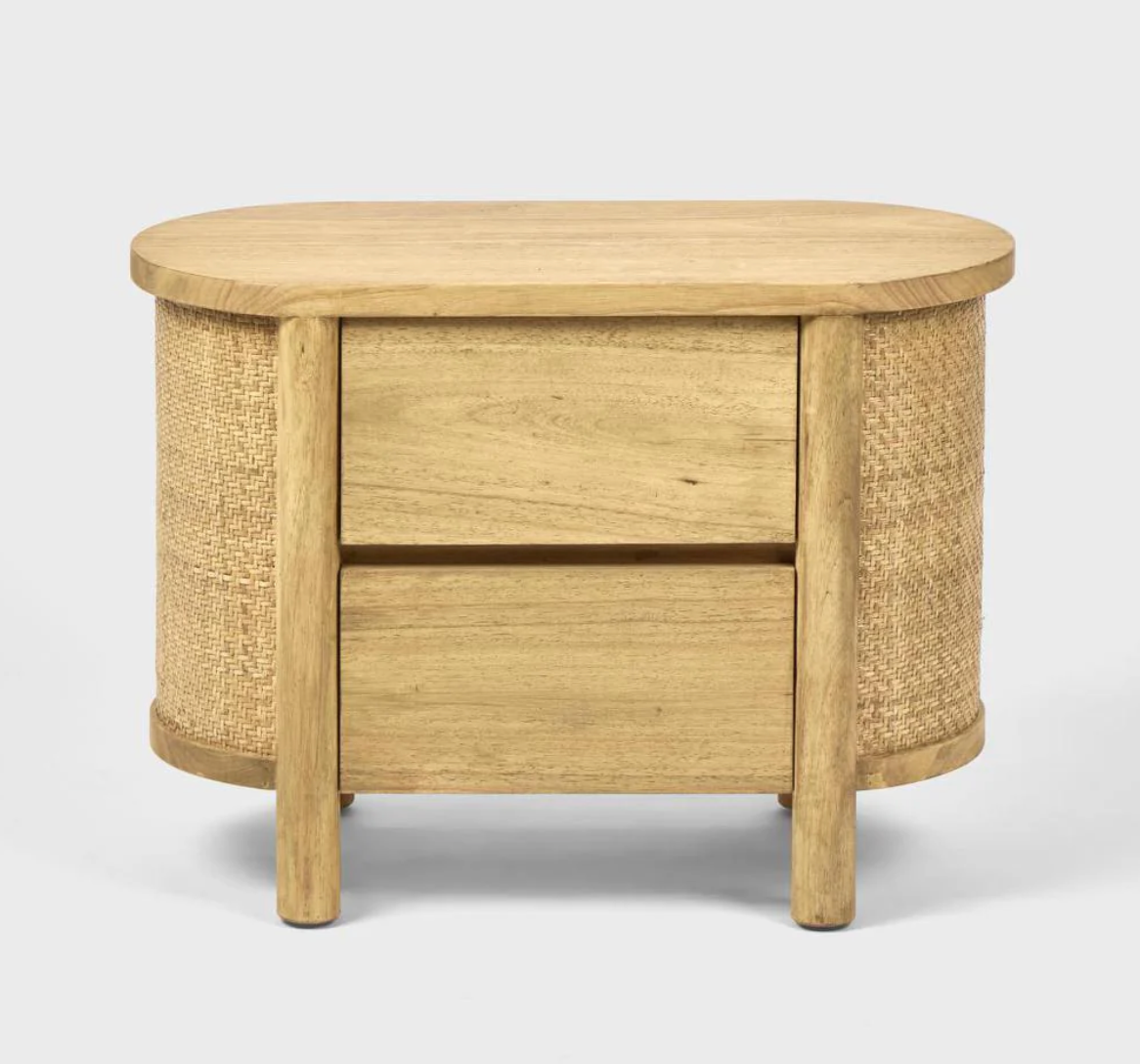 Coastal 2 Drawer bedside table