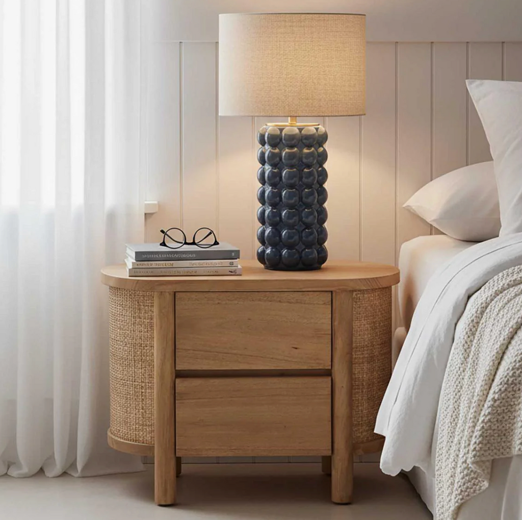 Coastal 2 Drawer bedside table