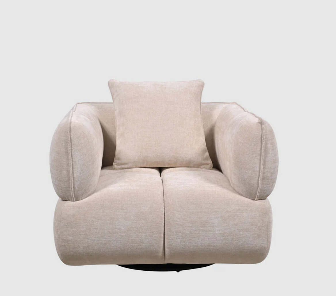 Dorothy Swivel Armchair - Beige